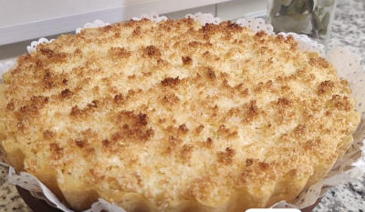 TARTA DE COCO Y DULCE DE LECHE
